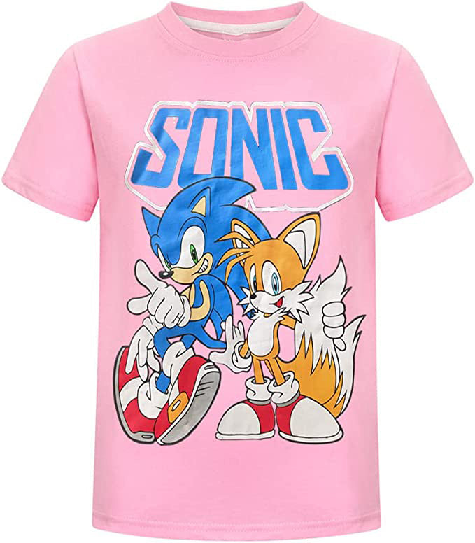 Boys Girls Youth 3D Short Sleeve Cotton Graphic