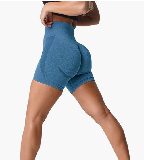 Contour Seamless Workout Shorts for Women High Waist Gym Biker Shorts