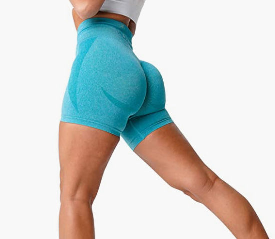 Contour Seamless Workout Shorts for Women High Waist Gym Biker Shorts