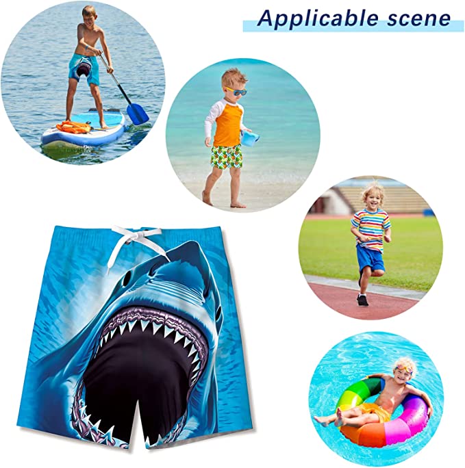 Quick Dry Beach Board Shorts 3D Cool Bathing Suits