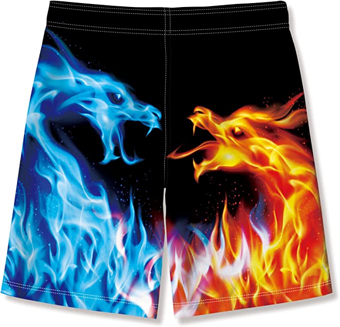 Quick Dry Beach Board Shorts 3D Cool Bathing Suits