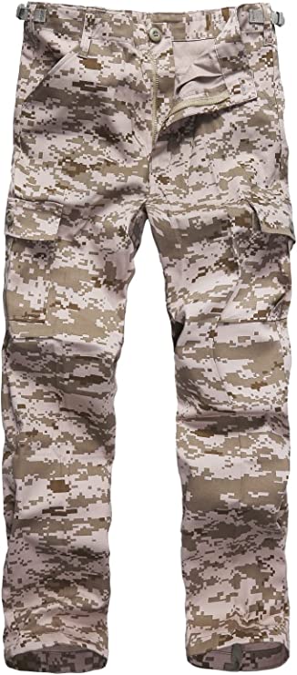 Kids Combat Army Ranger Camping Outdoor camo Cargo Pants Trousers