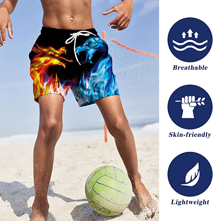 Quick Dry Beach Board Shorts 3D Cool Bathing Suits