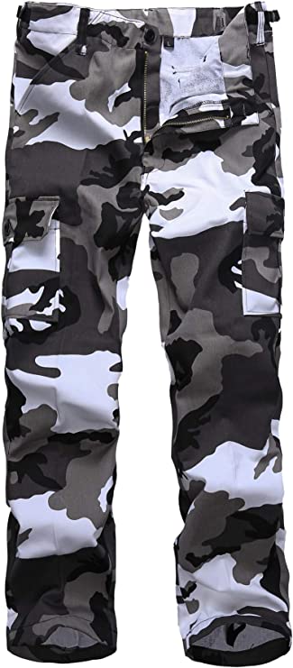Kids Combat Army Ranger Camping Outdoor camo Cargo Pants Trousers
