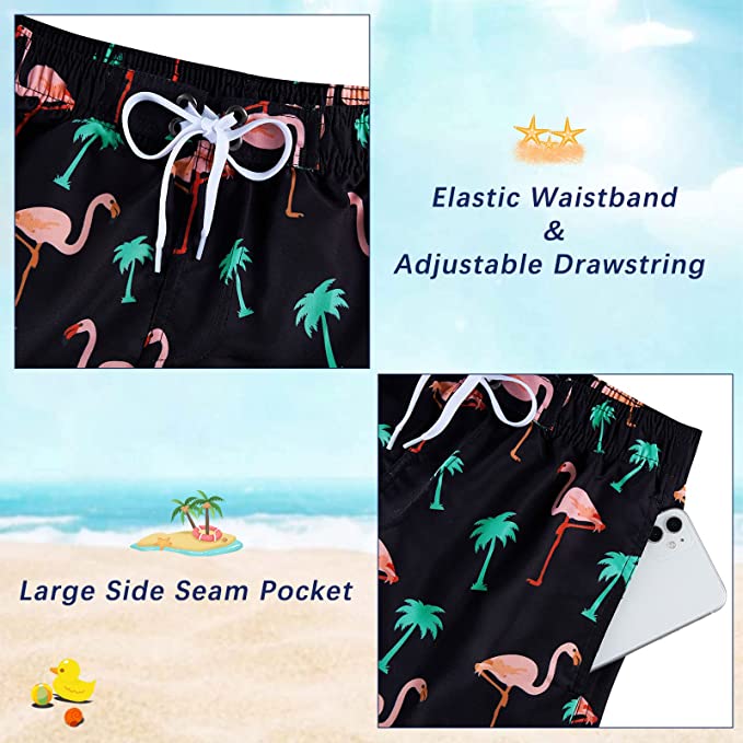 Quick Dry Beach Board Shorts 3D Cool Bathing Suits