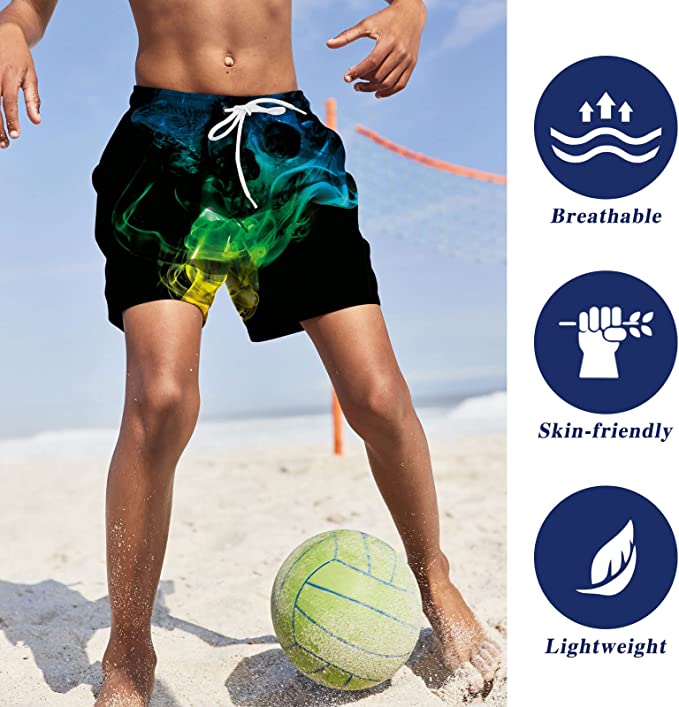 Quick Dry Beach Board Shorts 3D Cool Bathing Suits