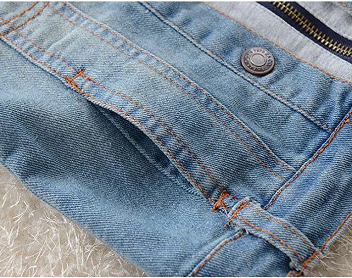 UNISEX Jacket Button Down Jean Coat Outwear