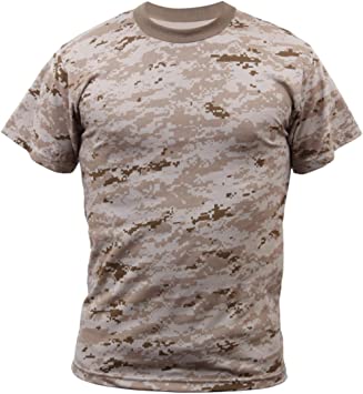 Camo T-Shirt, Desert Digital Camo - X Small