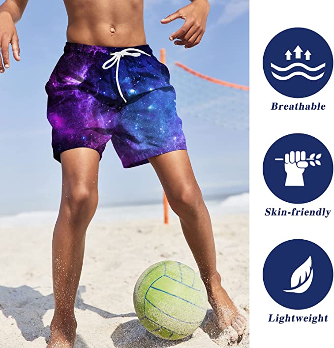 Quick Dry Beach Board Shorts 3D Cool Bathing Suits
