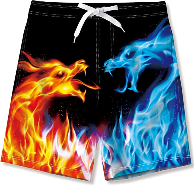 Quick Dry Beach Board Shorts 3D Cool Bathing Suits