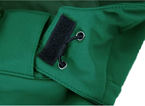 Boys Waterproof Softshell Jackets Fleece Lined Windpoof Raincoats with Hood
