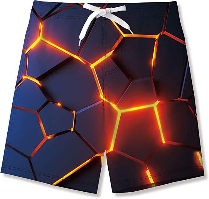 Quick Dry Beach Board Shorts 3D Cool Bathing Suits