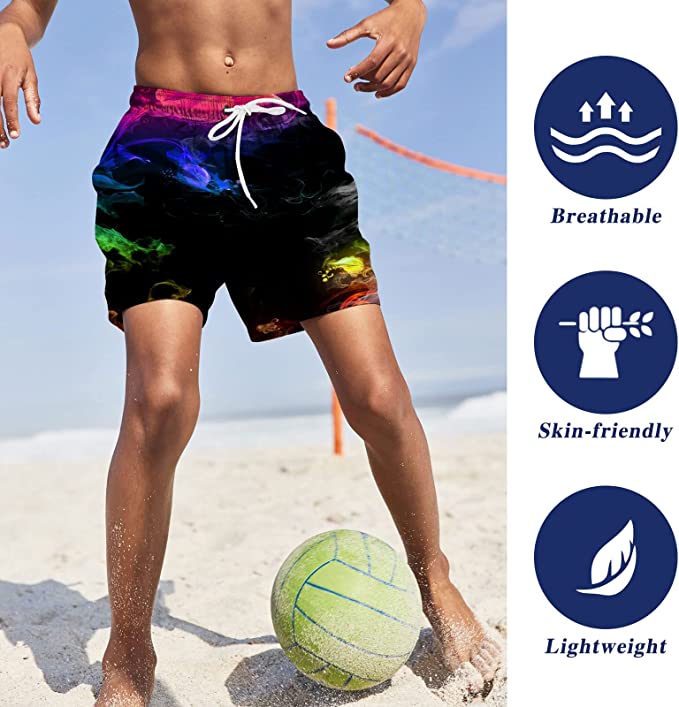 Quick Dry Beach Board Shorts 3D Cool Bathing Suits