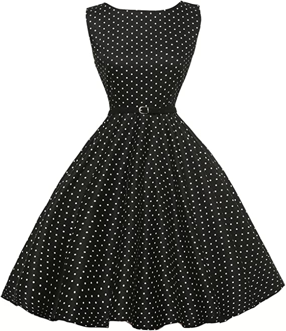 Swing 1950's Vintage Dress with Belt
