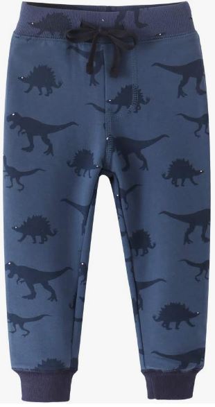 Boys Cotton Jogging Pants, Pull-On