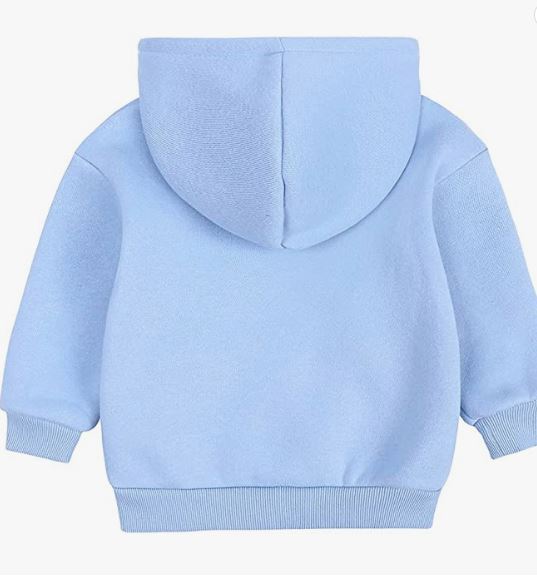 Tracksuit Kids Solid Color Hooded Sweatsuit Thick Cotton Pullover Sweatshirt + Pants Outfits Set