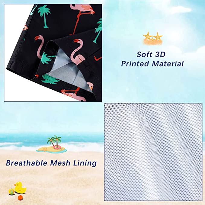 Quick Dry Beach Board Shorts 3D Cool Bathing Suits