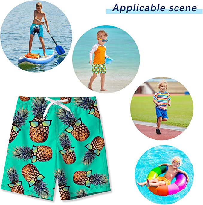 Quick Dry Beach Board Shorts 3D Cool Bathing Suits