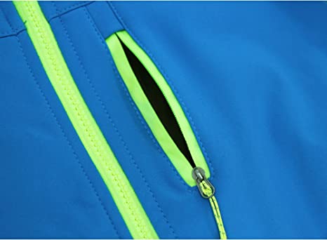 Boys Waterproof Softshell Jackets Fleece Lined Windpoof Raincoats with Hood