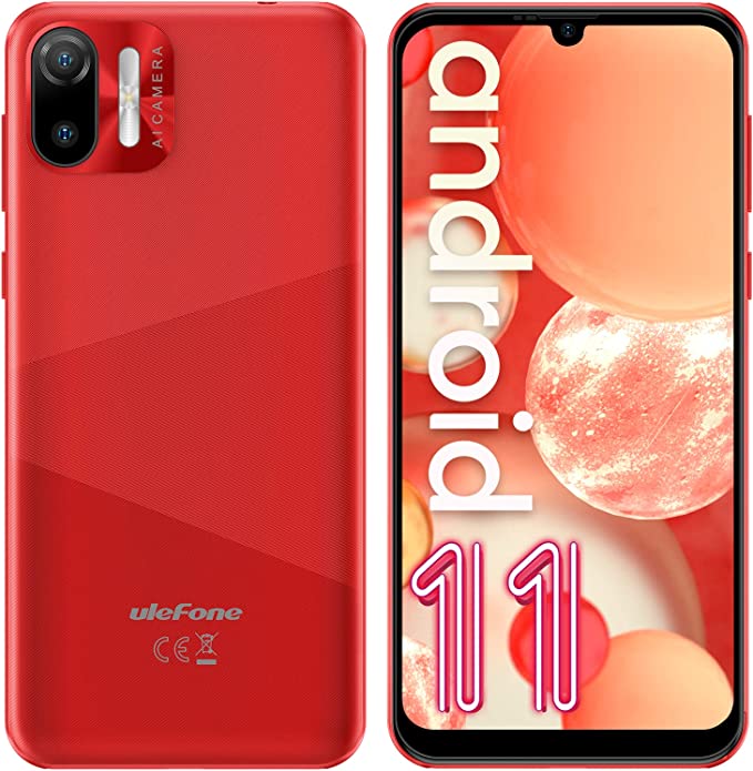 Ulefone Note 6 Unlocked Android Phones Canada, 3G Unlocked Smartphone, 32GB extened 128GB Storage, 6.1