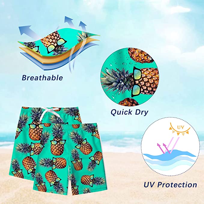 Quick Dry Beach Board Shorts 3D Cool Bathing Suits