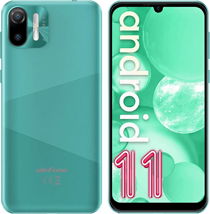Ulefone Note 6 Unlocked Android Phones Canada, 3G Unlocked Smartphone, 32GB extened 128GB Storage, 6.1