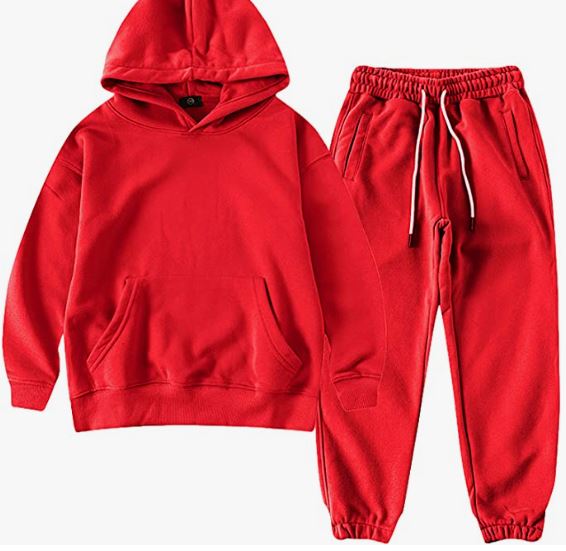 Boy's Hoodie Tracksuit Set Pullover Sweatshirt Jogging Pants 2 Pieces Sweatsuit
