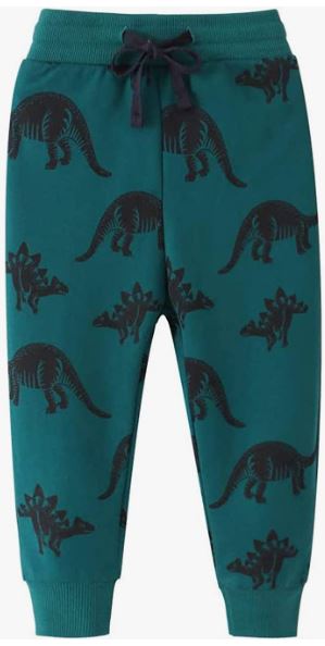 Boys Cotton Jogging Pants, Pull-On