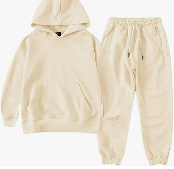 Boy's Hoodie Tracksuit Set Pullover Sweatshirt Jogging Pants 2 Pieces Sweatsuit