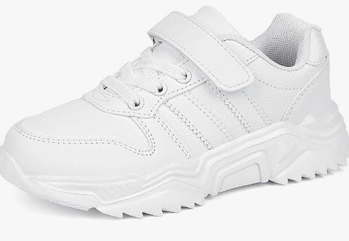 Unisex-Child White Boys Girls Shoes Antiskid Tennis Sneakers Outdoor Casual