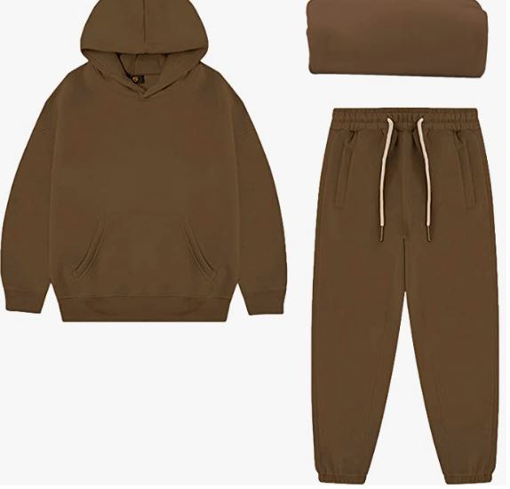 Boy's Hoodie Tracksuit Set Pullover Sweatshirt Jogging Pants 2 Pieces Sweatsuit