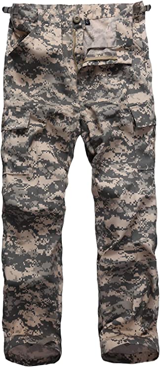 Kids Combat Army Ranger Camping Outdoor camo Cargo Pants Trousers