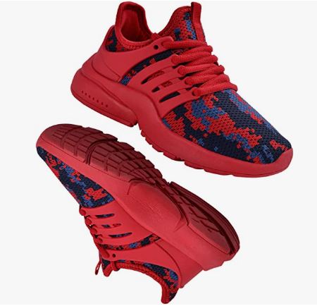 unisex Breathable Tennis Running Shoes Lightweight Athletic Sport Shoes(Little Kid/Big Kid)
