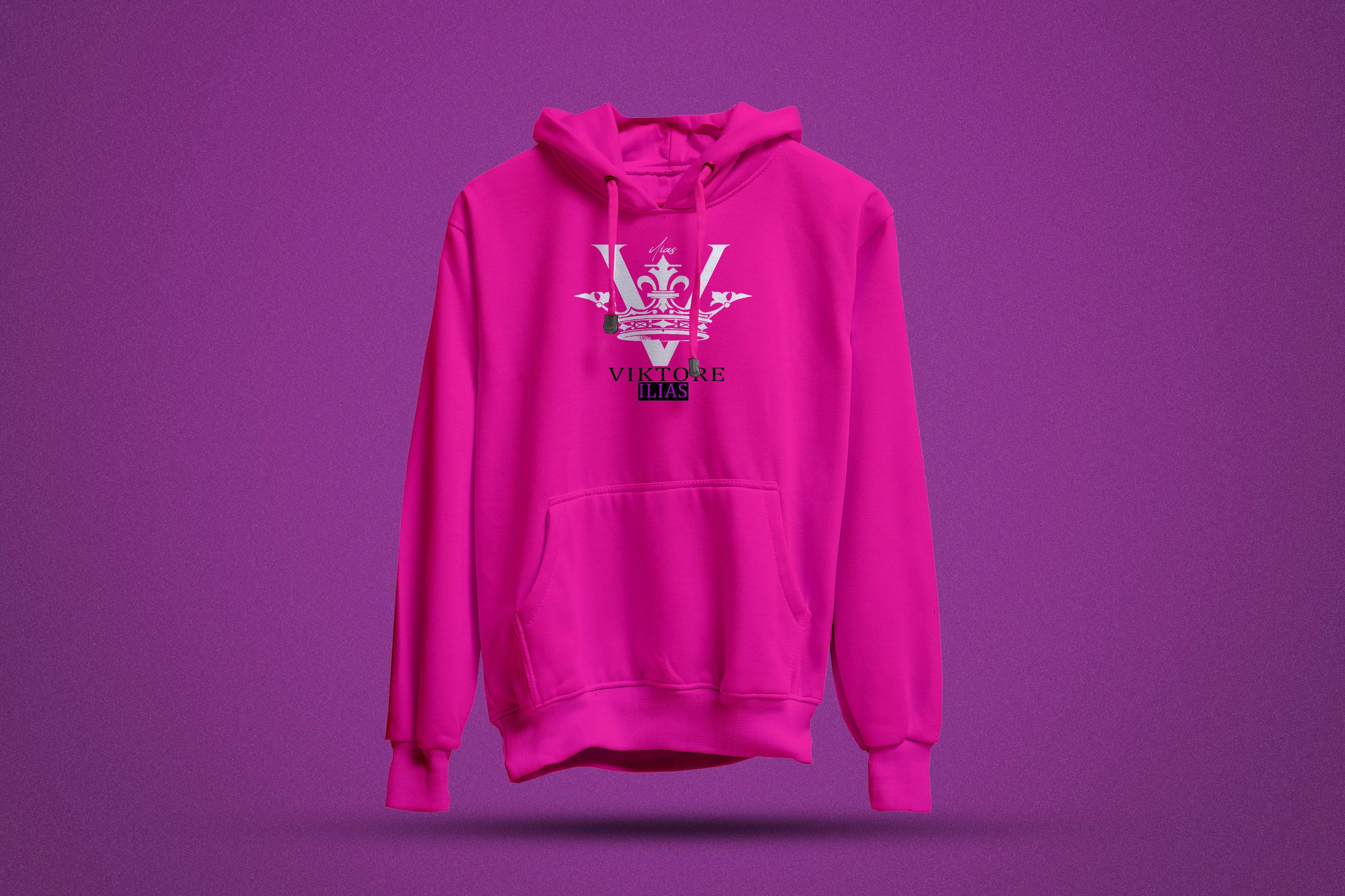 V HOODIE Original Fit Hooded Pullover Sweatshirt