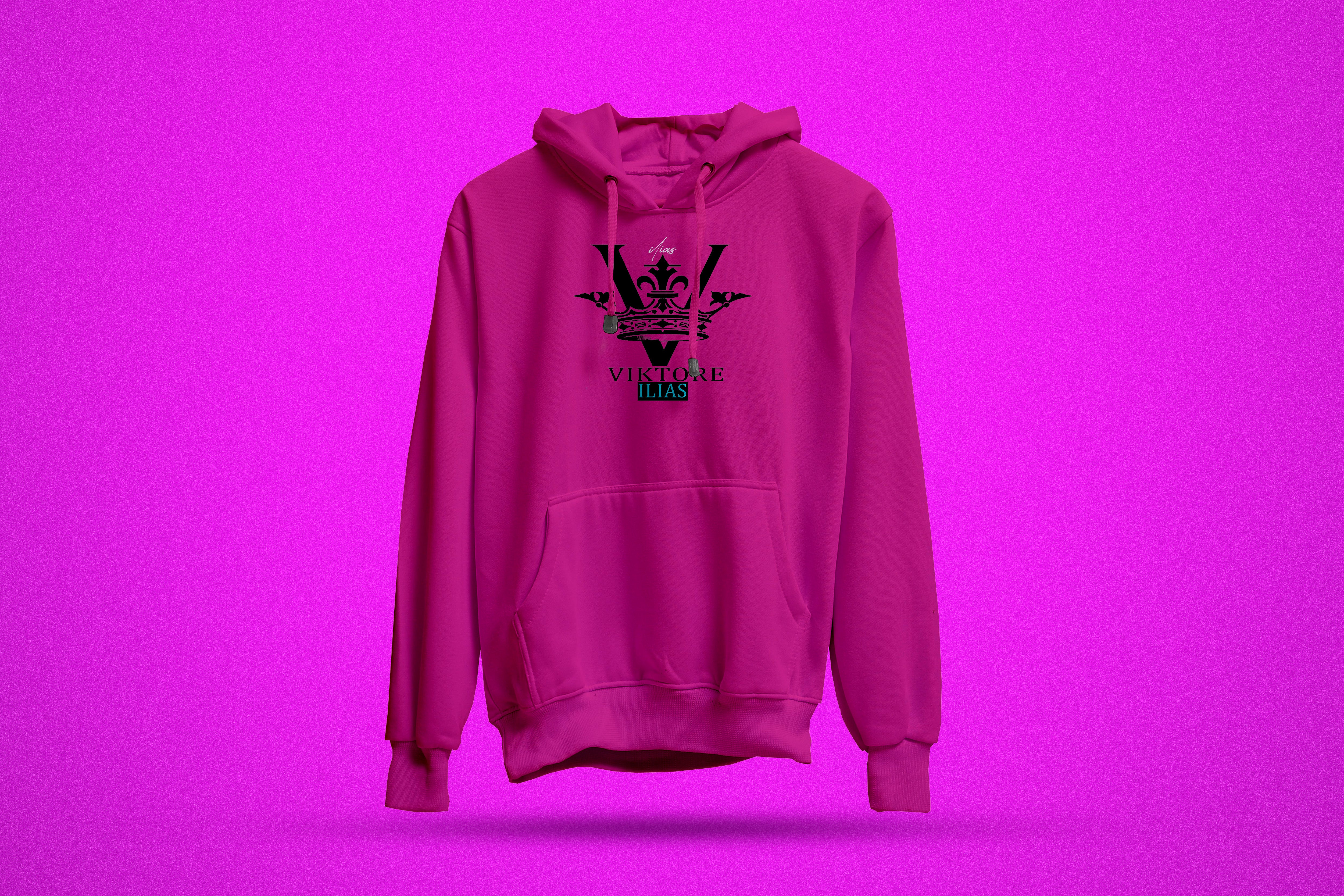 V HOODIE Original Fit Hooded Pullover Sweatshirt