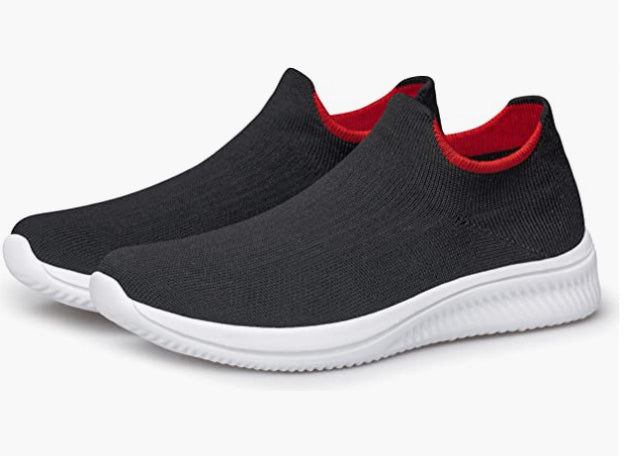 Walking Shoes Sock Sneakers Flat Pull-on Casual Working Athletic Tennis Gym Jogging
