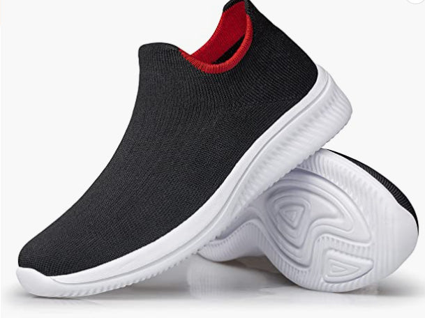 Walking Shoes Sock Sneakers Flat Pull-on Casual Working Athletic Tennis Gym Jogging