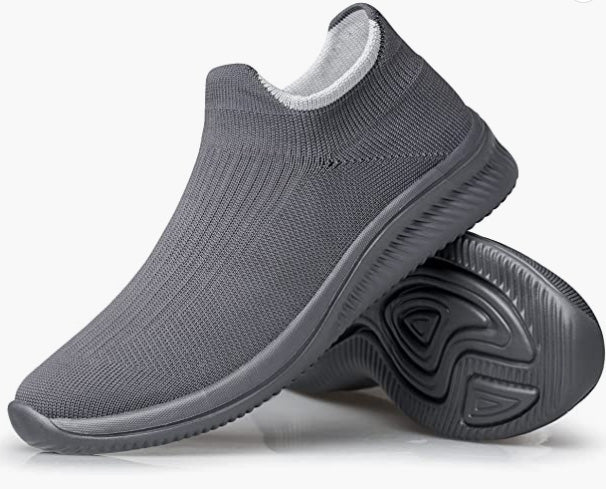Walking Shoes Sock Sneakers Flat Pull-on Casual Working Athletic Tennis Gym Jogging