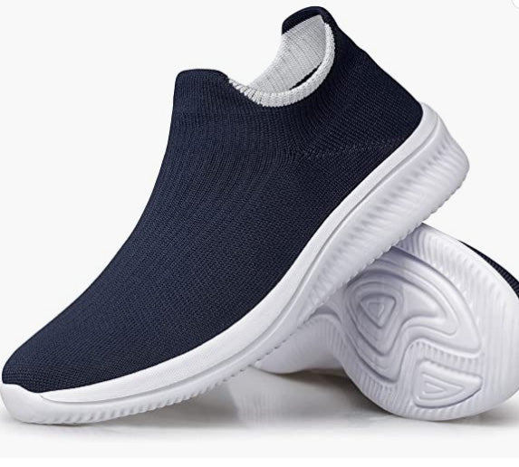 Walking Shoes Sock Sneakers Flat Pull-on Casual Working Athletic Tennis Gym Jogging
