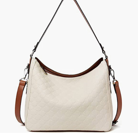Genuine Leather Hobo Handbags Designer Shoulder Tote Purses Crossbody Large Bag for Women