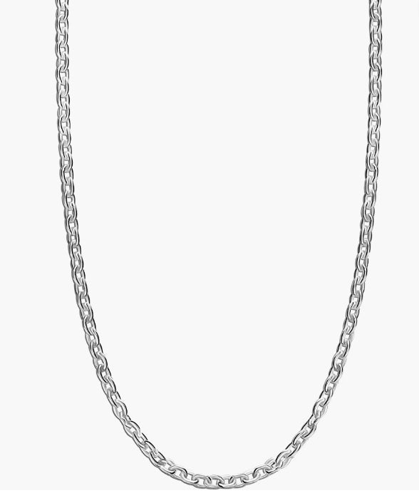 Sterling Silver Chain Necklace, 1.2 MM, 1.50 MM, 2 MM Thin Cable Chain Necklace Italian Quality for Teen Women and Men