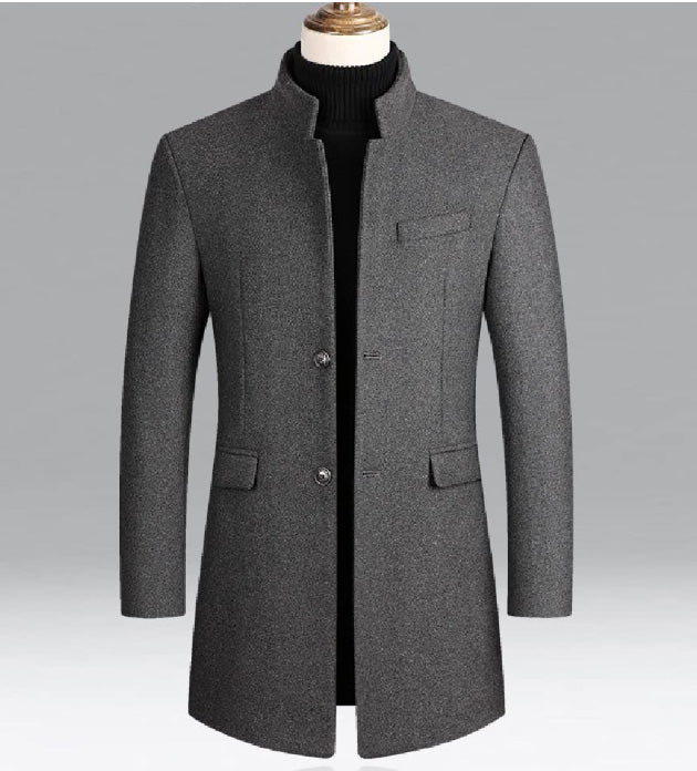 Winter Man Coats Plus Size Loose Cozy Warm Thicken