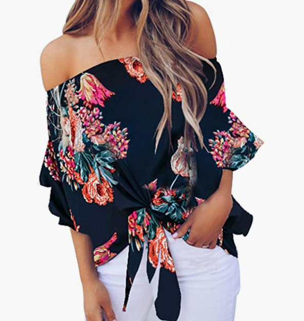 Womens Bell Sleeve Tops