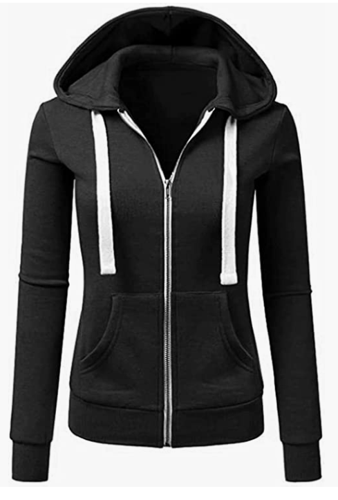 Women Hoodie Sweater Warm Zipper Sweatshirt
