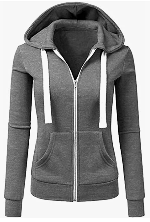 Women Hoodie Sweater Warm Zipper Sweatshirt