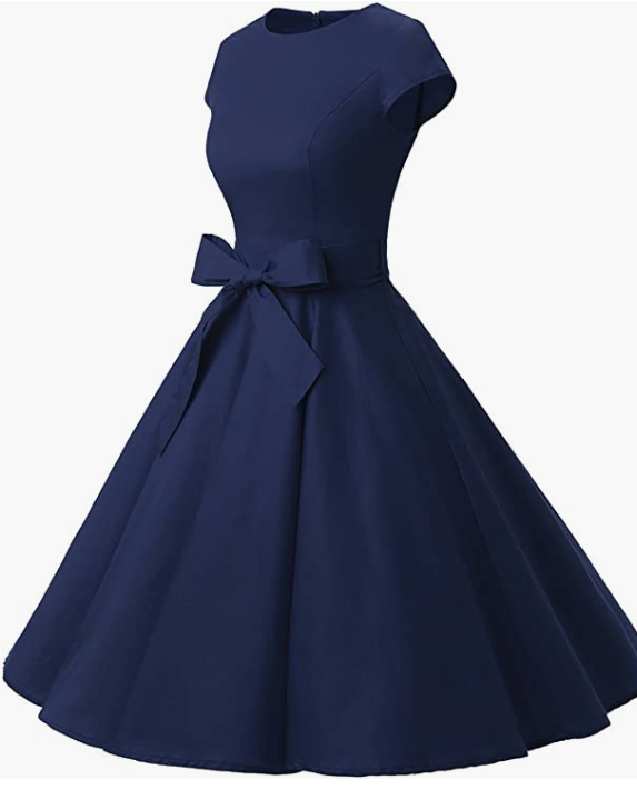 Vintage Prom Party Dress With Belt Success