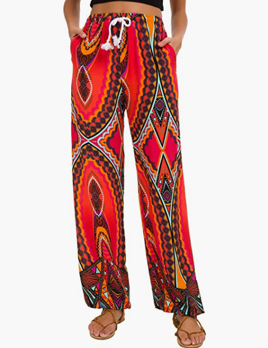 Women's Floral Print Boho Yoga Pants Harem Pants Jogger Pants