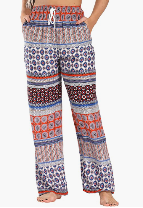 Women's Floral Print Boho Yoga Pants Harem Pants Jogger Pants