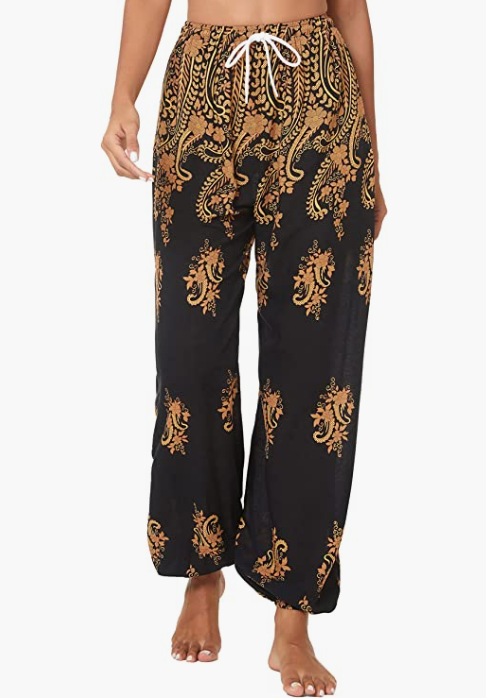 Women's Floral Print Boho Yoga Pants Harem Pants Jogger Pants