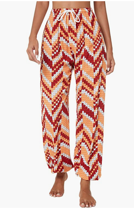 Women's Floral Print Boho Yoga Pants Harem Pants Jogger Pants